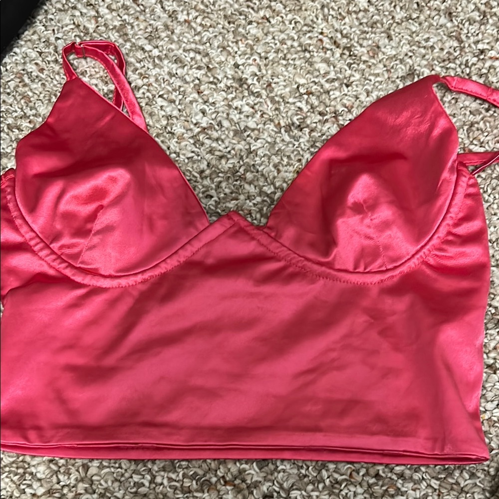 Amazon Pink Corset Top